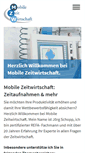 Mobile Screenshot of mobile-zeitwirtschaft.de